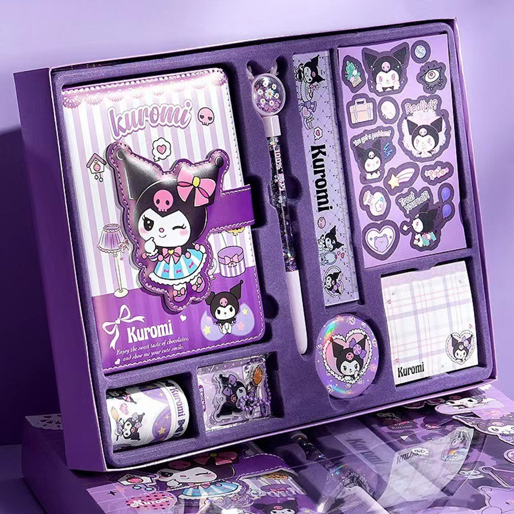 HASTHIP Kuromi Stickers, Vinyl Waterproof Washi Tape Set for Laptop, Water Bottle, Travel Case, Phone, Skateboard, Scrapbook - Kawaii Stickers for Kids, Adults, Teens, Girls