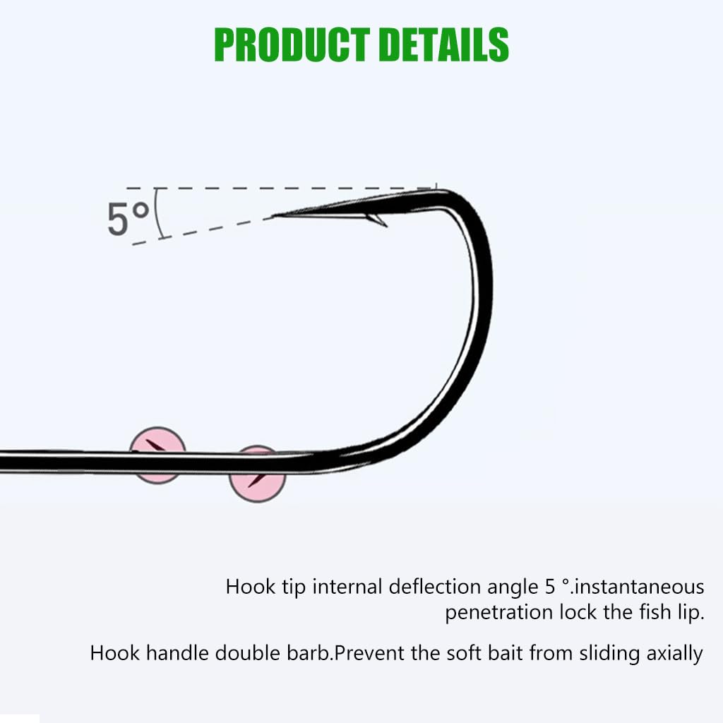 Proberos Swimbait Jig Heads with Chartreuse Fish Eye,Freshwater&Saltwater Fishing 4-Pack