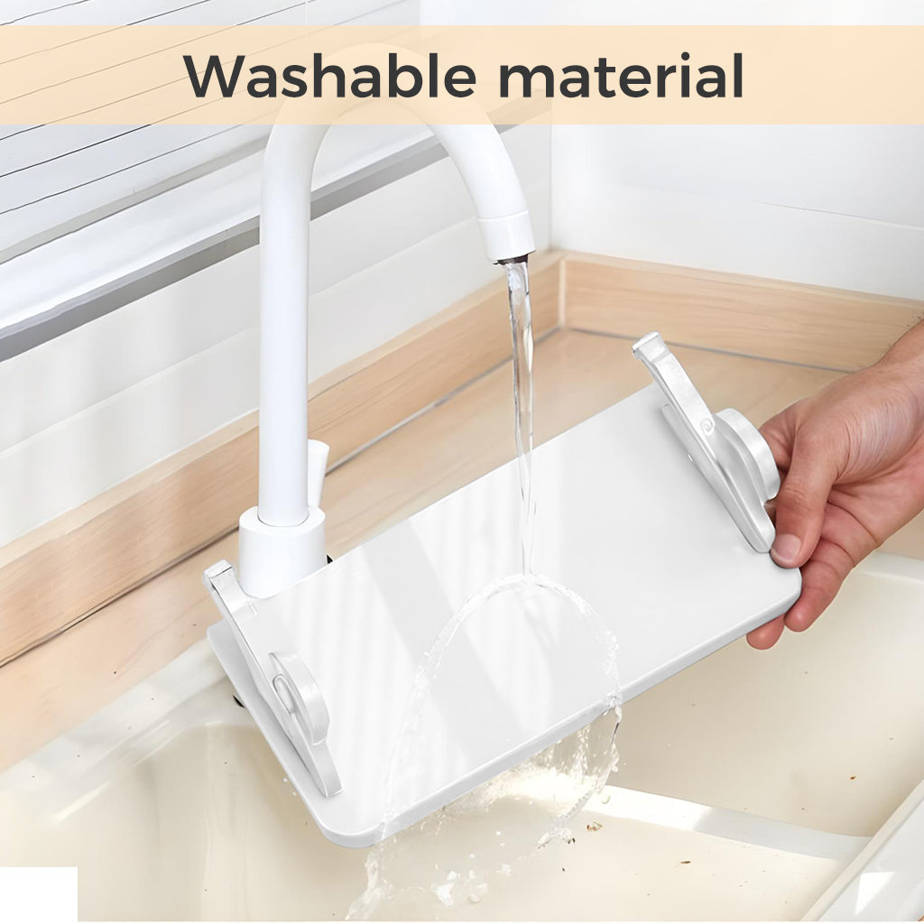 HASTHIP Wall Shelf Aesthetic White Little Swan Storage Shelf Self Adhesive Wall Decor Shelf Bathroom Toiletries Storage Holder Utility Shelf for Kitchen, Bathroom, Office, 25x13x2.3cm