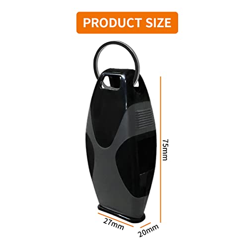 Proberos Whistle for Sports Coach,Sports Whistles with Lanyard, Whistle for Coach,Football Coach, Boxing Referee (Black)