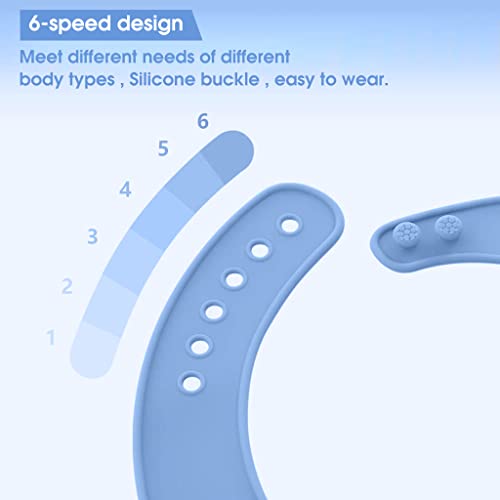 HANNEA Silicone Adult Bibs, Waterproof Adjustable Adult Bib, Large Bib with Leakproof Pocket, Adult Eldly Bib Adult Washable Dining Bibs for Men, Women Eating Cloth for Elderly Seniors and Disabled