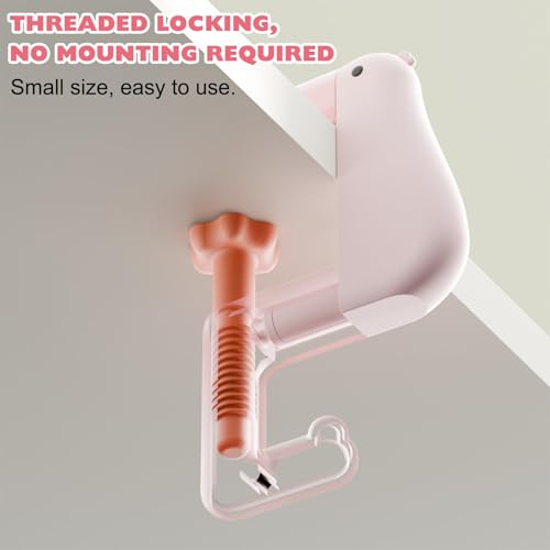 HASTHIP® Portable Duck Shaped Detachable Non-Slip Folding Table Hook – No Drill Purse Hanger & Bag Clamp for School/Office Desk Storage & Organization