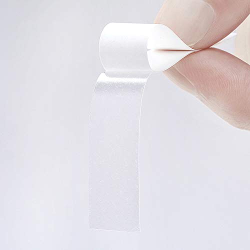 Supvox Phenovo Women's Polyester Double Sided Bra Stickers Tape, 10 mm ( White) - Set of 35
