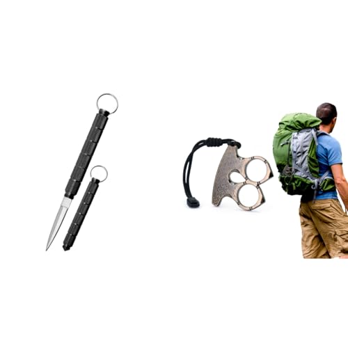 Optifit® Window Breaker with Keychain, Stainless Steel Pointy Tip Mini Multi Tool Combo with Lanyard, Gadget for Men Women, Outdoor, DIY, Journaling, Scrapbooking, Planners, Crafts