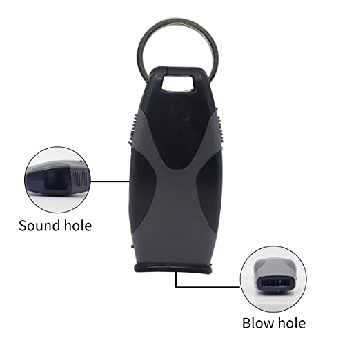Proberos® Professional Whistle for Sports Coach with Lanyard High Sound Hyper Referee Coaches Life Guard Self Defense Survival Emergency Uses 3 PCS