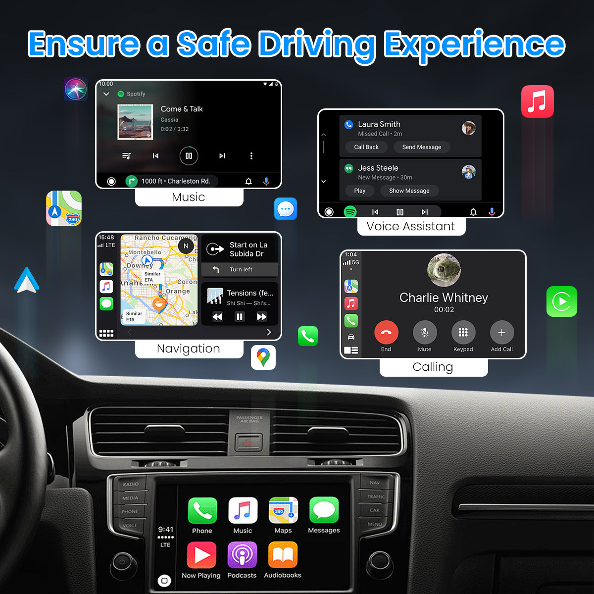 zitronix Wireless Android Auto & Carplay Wireless Adapter