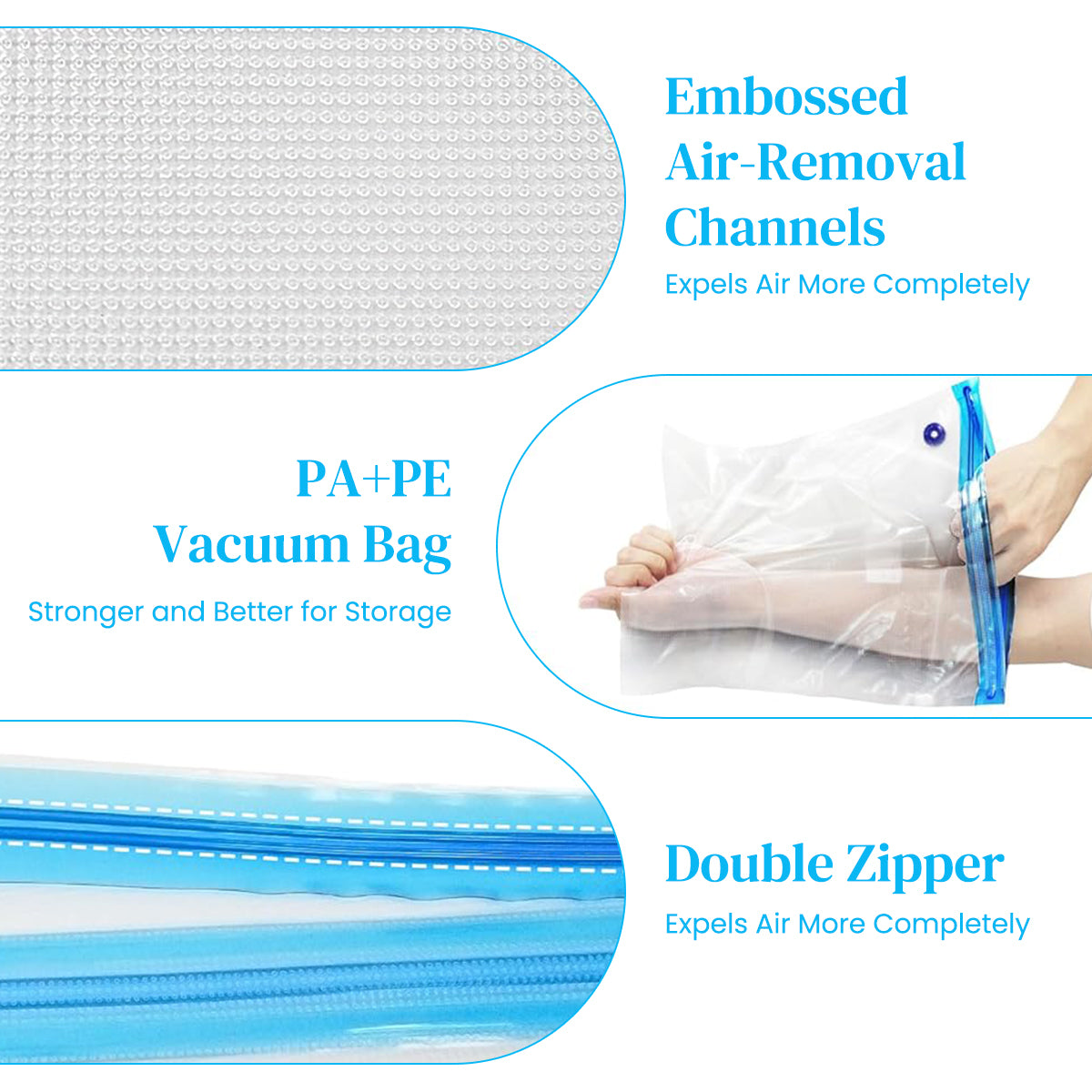 Serplex 3D Printer Filament Vacuum Storage Bags & Electric Air Pump with 10 Filament Vacuum Storage Bags, 2 Sliding Sealing Clips Moisture Protection Vacuum Storage Bags for 1Kg Filament, 300x340mm