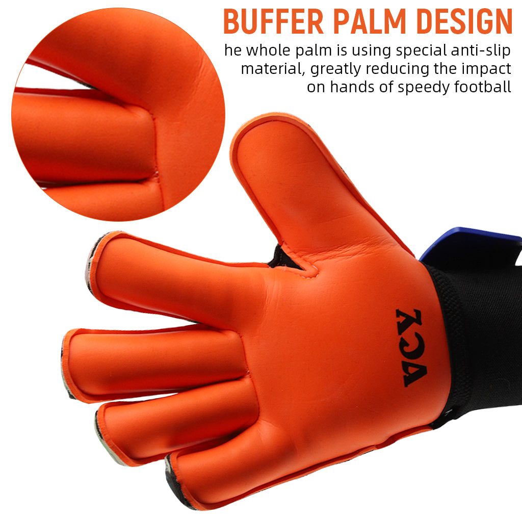 HASTHIP Soccer Gloves, Goalie Gloves, Goalkeeper Gloves with Fingersave, Ultimate Grip Football Goalie Gloves with Strong Receiver, American Football for Men, Boys, Youth, Adult, Kids