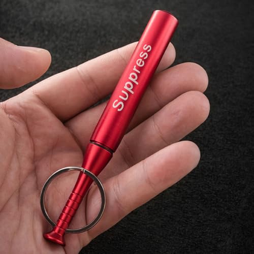 Optifit Neck Chain &Keyring, Stylish Decoration, Pocket Portable Tool Keychain, Red