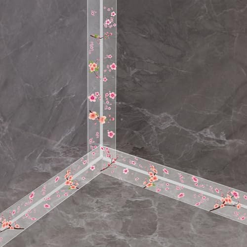 HASTHIP® 3M x4.2CM PVC Trim Tape Self-Adhesive for Kitchen Sink Corner Line Sticking Strip Washable Caulk Waterproof Repair Bathtub Bathroom Basin 2PCS