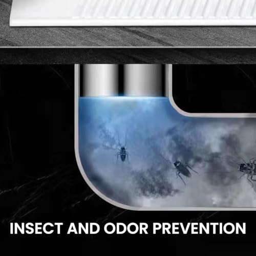 HASTHIP Squat Toilet Seal Anti-Odor Stainless Steel Squat Toilet Plug Squat Toilet Accessory Removable Squat Toilet Seal Prevents Odor and Accident Things Dropping