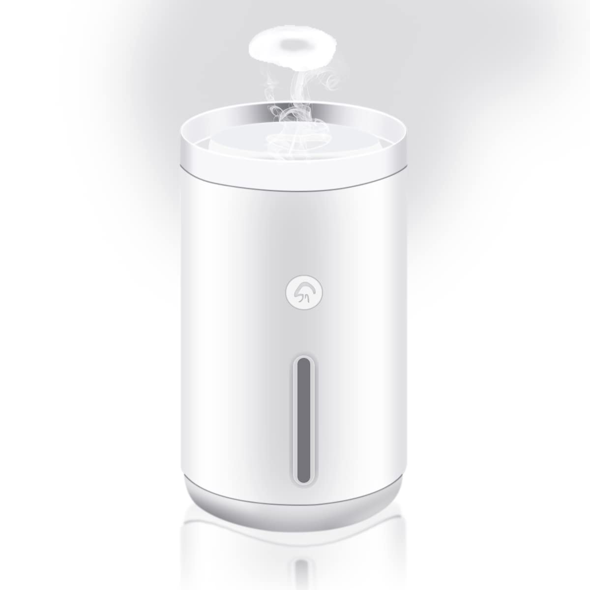 HANNEA Humidifier for Room Moisture 360ML Air Humidifier for Bedroom 30dB Ultrasonic Cool Mist Car Humidifier with Warm & White Light Desktop Humidifier Auto Shut-Off with 2 Modes and Jellyfish Spray