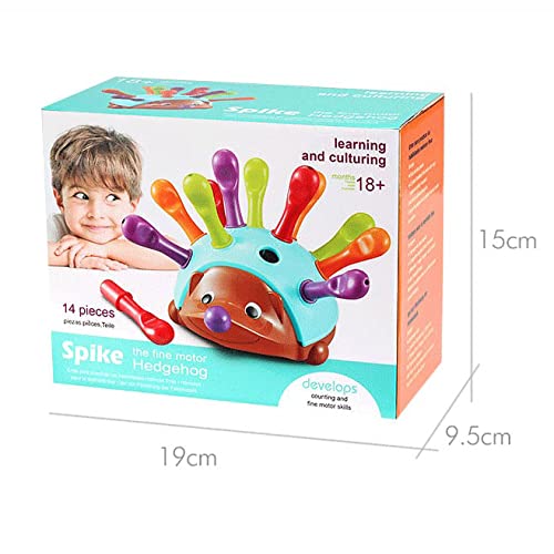 PATPAT Creative Toy Pull Out Toy Hedgehog Toys for Kids Spike The Fine Motor Hedgehog, Fine Motor and Sensory Toy, Toys for Babies, Educational Toys for Kids, for Baby Ages 18 Months+