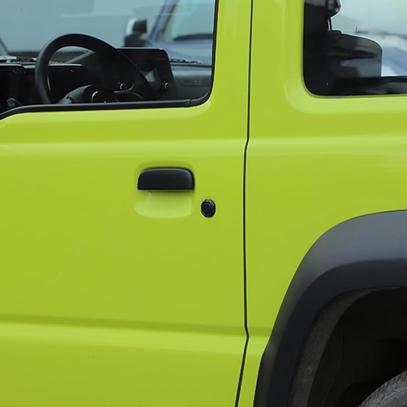 STHIRA® 2PCS Keyhole Covers Security Door Lock Key Hole Protection Trim for Suzuki Jimny 2019 2020 2021 2022 2023 2024 2025