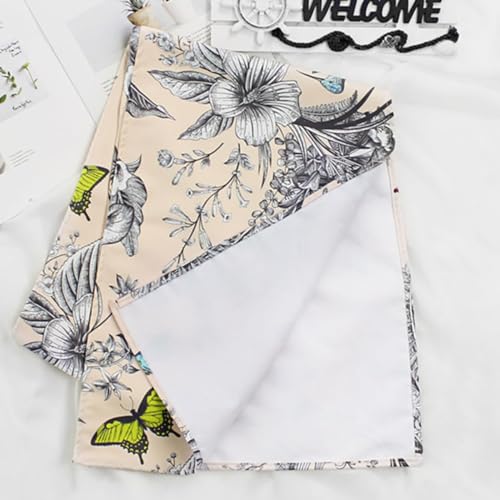 MAYCREATE Adult Bib Scarf, Dignified Alternative to Adult Bibs for Reusable Elderly Adults Senior Citizens Washable Dining Adjustable Snap Closure Baberos Para Adultos, Style B