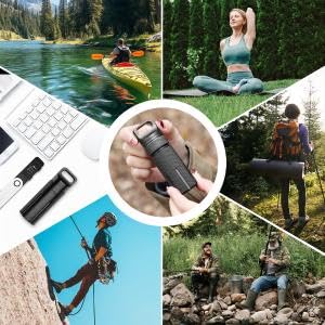 ZORBES Portable Pill Box with Carabiner Waterproof Tight-Seal Travel Aluminum Alloy 3.94 inches Medication Storage Tube Pill Box Carry-on Emergency Medication Case