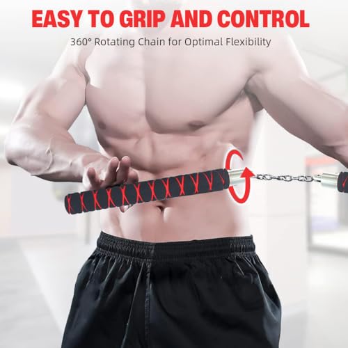 Optifit® 11 Inch Foam Padded Nunchucks for Kids Adults Lightweight Durable PVC Stainless Steel Core Nunchaku for Karate Martial Arts Safe Beginner Friendly Practice Tool 2PCS