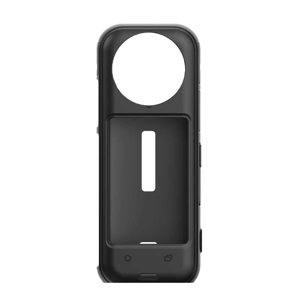 ZORBES Silicone Cover For Insta 360 X4 Silicone Protective Case Anti-Scratch Silicone Cover Anti-slip Snug-fit Silicone Housing Protective Cover for Insta 360 X4 Sports Camera, Not Include X4 Camera