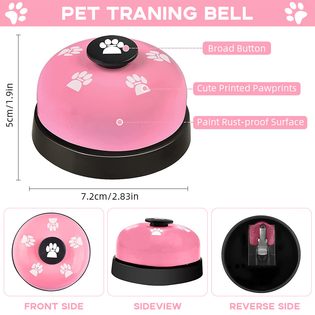 Qpets Dog Door Bell, Dog Training Bell for Potty Training, Going Out, Simple Instruction Dog Training Bell for Behavior Training & Communication Door Hanging Bell for Puppies, Adult Dog
