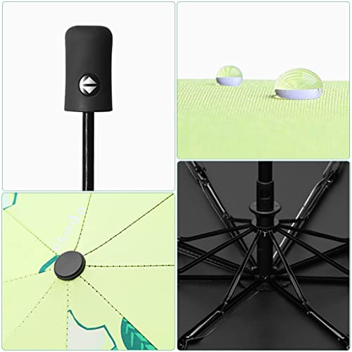PALAY Umbrella for Women, Ultra-Light and Small Mini Umbrella with Carrying Pouch, Windproof Travel Umbrella Automatic Folding Umbrella for Man, Women, Kids, Girls, Boys (Green)