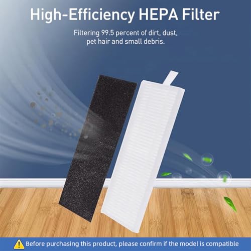 HASTHIP® 39PCS Replacement Parts for Ecovacs Deebot Y1 Pro Robot Vacuum Cleaner Replenishment Kit Accessories Includes 4 Microfiber Pads Side Brushes Filters Cleaning Brush