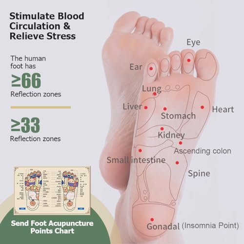 HANNEA® Foot Massager Roller Plantar for Pain Relief and Deep Relaxation Stress Relief for Women Men Green 3PCS