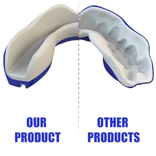 Proberos Mouthguard, Mouth Guard Gum Shield, Sports Mouth Guard for Boxing, MMA, Karate, Taekwondo, Pro Mouth Guards, Single Mouthguard for Upper Teeth for Boxing Training for Adult Teen Use