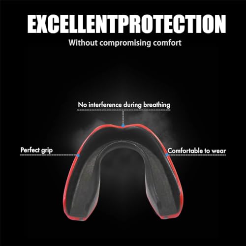 Proberos® Sports Mouth Guard Teeth High-density Moulded Professional for Boxing Football MMA and More 3PCS