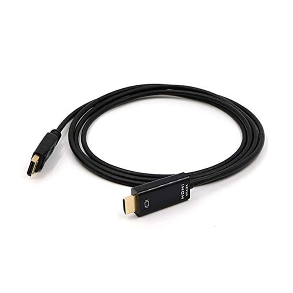 Verilux DP to Hdmi Cable 6FT DisplayPort to HDMI Male Cable Gold-Plated 2K@120Hz, 4K@30Hz DP to HDTV Uni-Directional Cord for Dell, Monitor, Projector, Desktop, AMD, NVIDIA, Lenovo, HP, ThinkPad