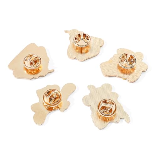 SANNIDHI 9Pcs Brooch Pin for Women Girls Anime Cute Kuromi Cinnamoroll Bag Charms Safety Buttons Brooch Enamel Pins Sanrio Kitty Brooch for Kids Girls Clothing Jackets Hat Accessories