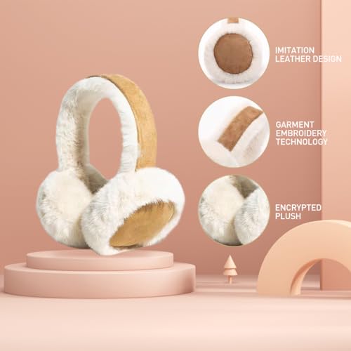 PALAY Winter Ear Muff Thermal Plush Women Ear Muff Stylish Outdoor Winter Ear Muffs Cute Winter Ear Muff for Women Winter Gift for Girls