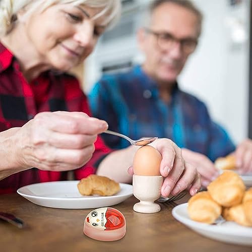HASTHIP® Kitchen Time Egg Timer for Boiling Heat Resistant Safe Color Changing Indicate Doneness Levels Soft-Boiled Medium-Boiled Hard-Boiled 3PCS