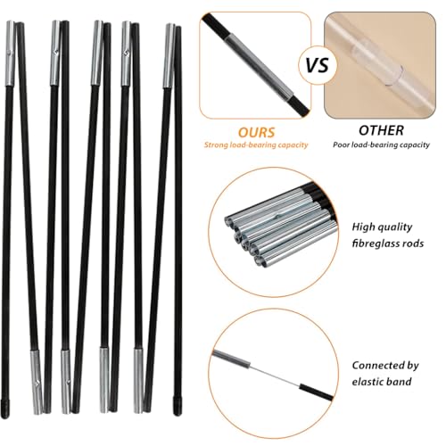 HASTHIP® Wedding Table Rubber Balloon Arch Stand Kit DIY Fiber Rod Floral for Party Wedding Birthday Festivals with Accessories Tools Set of 1 3PCS
