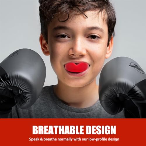 Proberos® Sports Mouth Guard Teeth High-density Moulded Professional for Boxing Football MMA and More 3PCS