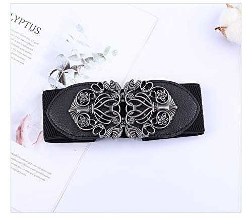 PALAY Belts for Women Dresses Jumpsuit Dress Belts - Classic and Fashionable PU Leather Design with Wide Elastic Band for Comfortable Wear - Slim Your Waist and Midriff Instantly