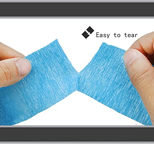 Qpets® 9 Pcs Crepe Bandage Tattoo Grip Nail Finger Protection Wrap Non Woven Self Adhesive Strong Elastic Cohesive Kinesiology Tape Set X 3