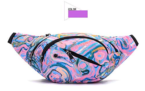 SANNIDHI Waist Bags for Women Men Waterproof Chest Bag Large Fanny Packs for Jogging Running Riding