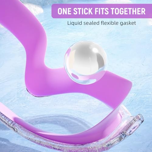 Proberos® Swimming Goggles for Girls 6-12 Years Old Cartoon Joint Payment UV Protection Anti-fog Coated HD Sparkling Framed with Intergrated Earplugs Adjustable Silicone Head Strap Storage Box 3PCS