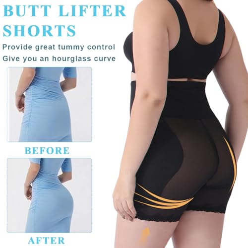 PALAY® Hip Pads for Women Enhancer Shapewear High Waist Butt Lifter Pad Panties XXL 2 PCS Black