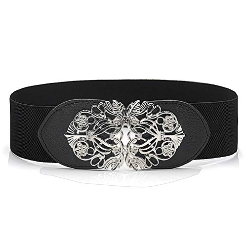 PALAY Belts for Women Dresses Jumpsuit Dress Belts - Classic and Fashionable PU Leather Design with Wide Elastic Band for Comfortable Wear - Slim Your Waist and Midriff Instantly