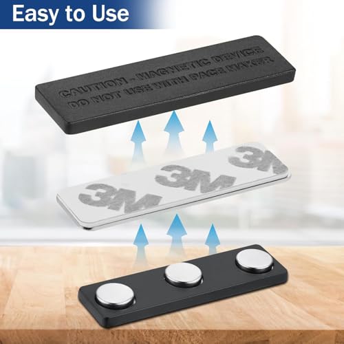 OFIFO® Name Tags, 15-Pack Engravable Name Badge with Backing, Reusable (1
