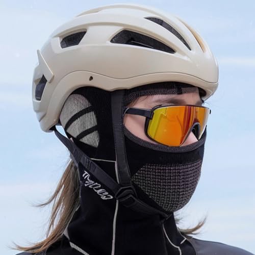 Proberos® Winter Balaclava Face Mask for Bikers Cyclists Thermal UV-Protected Stretchy Helmet Men Women Unisex Neck Gaiter Skiing Motorcycle Riding Running 2 PCS