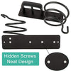 HASTHIP Hair Dryer Stand Hair Dryer Holder for Wall, Self Adhesive Wall Mounted Hair Dryer Rack Nail Free Installation, Hair Dryer Rack & Hair Styling Care Tool Organizer with 4 Hooks, Black HASTHIP Hair Dryer Stand Hair Dryer Holder for Wall, Self Adhesive Wall Mounted Hair Dryer Rack Nail Free Installation, Hair Dryer Rack & Hair Styling Care Tool Organizer with 4 Hooks, Black