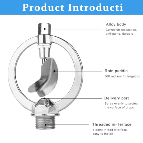 HASTHIP Lawn Garden automatic watering sprinkler