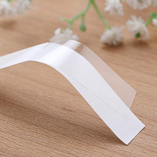 Supvox Phenovo Women's Polyester Double Sided Bra Stickers Tape, 10 mm ( White) - Set of 35