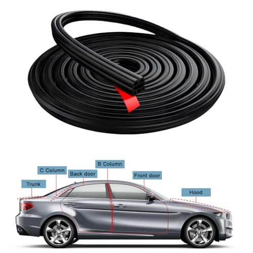 STHIRA® 3-Layer Seal Strip Car Door Seal Strips Sound Insulation Weatherstrip Accessories