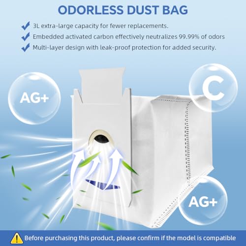 HASTHIP® 30PCS Replacement Parts for Ecovacs T30 Omni PRO Spare Accessories with Main Brush Side Brushes Mop Cloth Filters Cleaning Dust Bags Tools