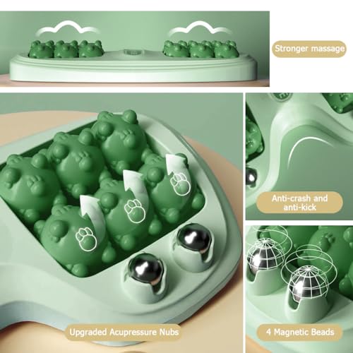 HANNEA® Foot Massager Roller Plantar for Pain Relief and Deep Relaxation Stress Relief for Women Men Green 3PCS