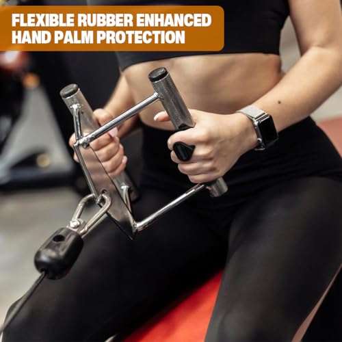 Proberos® Weight Lifting Grips 1 Pair with Storage Case Non-Skid Rubber Pads Ergonomic Anti-Slip Gym Hand Grip for Enhanced Strength Palm Protection Deadlift Pull-up Aid 3PCS