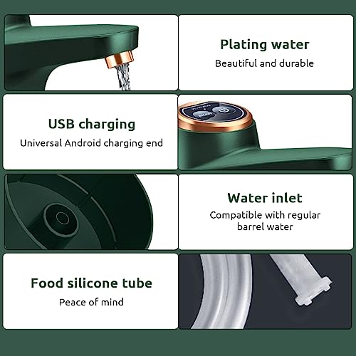 HASTHIP® Automatic Water Dispenser Pump for 20 Litre Bottle Green 3 PCS